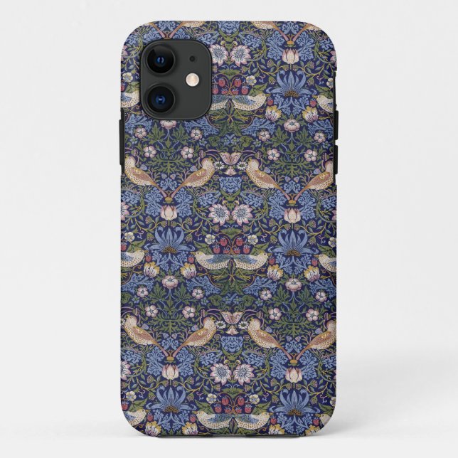 Capa Para iPhone 11 Ladrão da morango por William Morris (Verso)