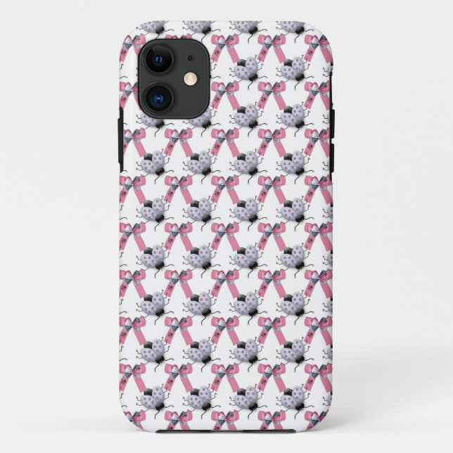 Capa Para iPhone 11 Lady Bugs e Arcos (Verso)