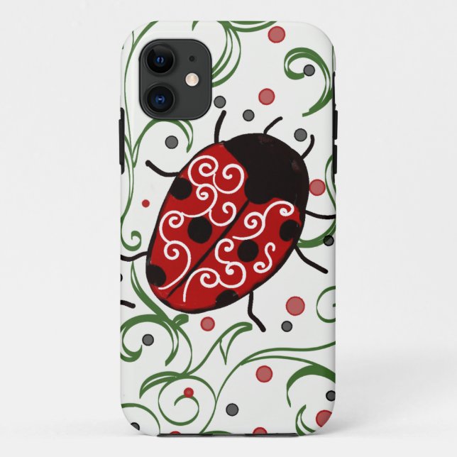 Capa Para iPhone 11 Ladybug (Verso)