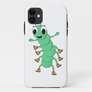 Capa Para iPhone 11 Lagarta Verde