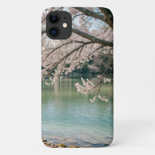 Capa Para iPhone 11 lago florescente de cereja