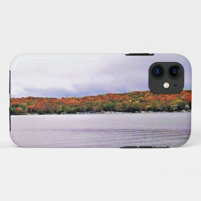 Capa Para iPhone 11 Lago Genebra, Wisconsin (Verso (horizontal))