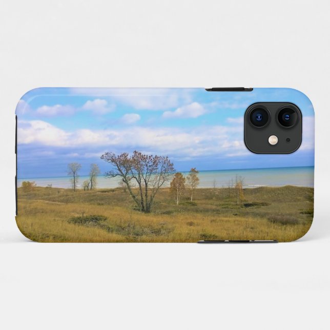 Capa Para iPhone 11 Lago Michigan, Sheboygan, Wisconsin (Verso (horizontal))