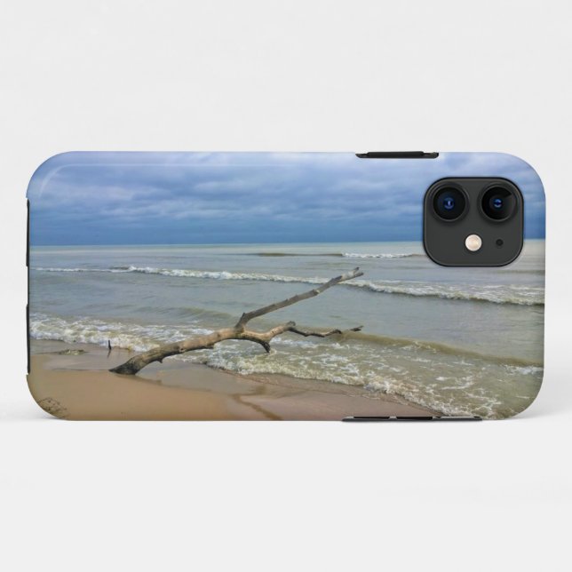 Capa Para iPhone 11 Lago Michigan, Sheboygan, Wisconsin (Verso (horizontal))