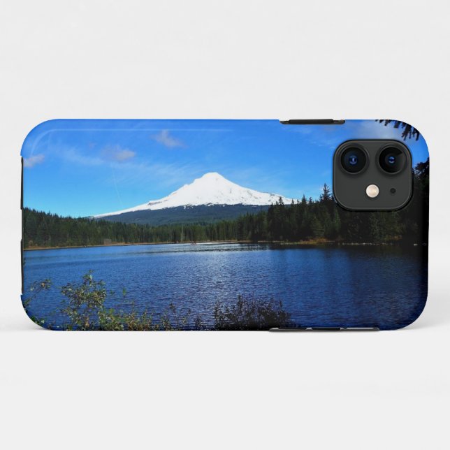 Capa Para iPhone 11 Lago Trillium, OR (Verso (horizontal))