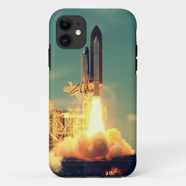 Capa Para iPhone 11 Lançamento de Rocket (Verso)