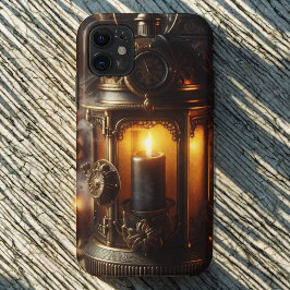 Capa Para iPhone 11 Lanterna Negra Steampunk Halloween