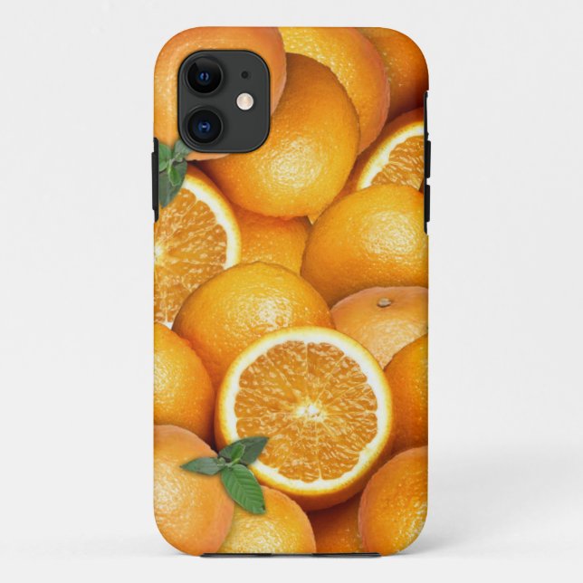 Capa Para iPhone 11 Laranjas (Verso)
