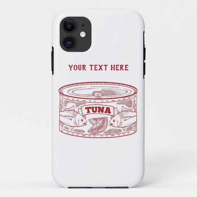 Capa Para iPhone 11 Latas de atum (Verso)
