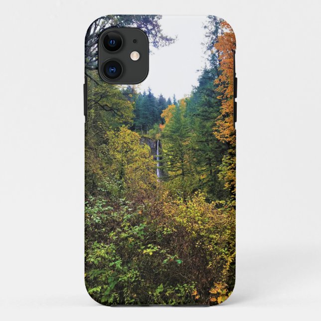 Capa Para iPhone 11 Latourell Falls, Columbia River Gorge, Oregon (Verso)