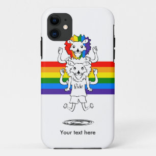 Capa Para iPhone 11 Leão com Orgulho gay Manuscrito