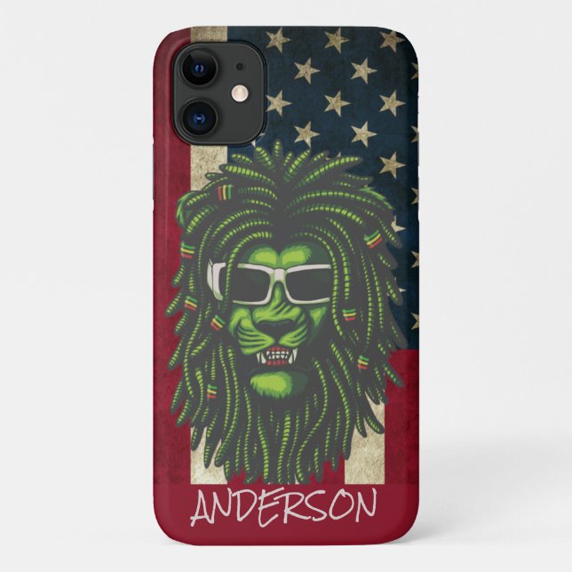 Capa Para iPhone 11 Leão Personalizado (Verso)