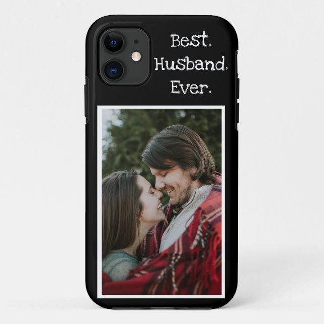 Capa Para iPhone 11 Legal melhor marido de todos os tempos Foto person (Verso)