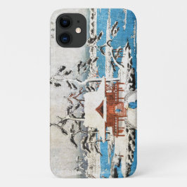 Capa Para iPhone 11 Legal neve sangrenta do lago ukiyo-e, no Japão