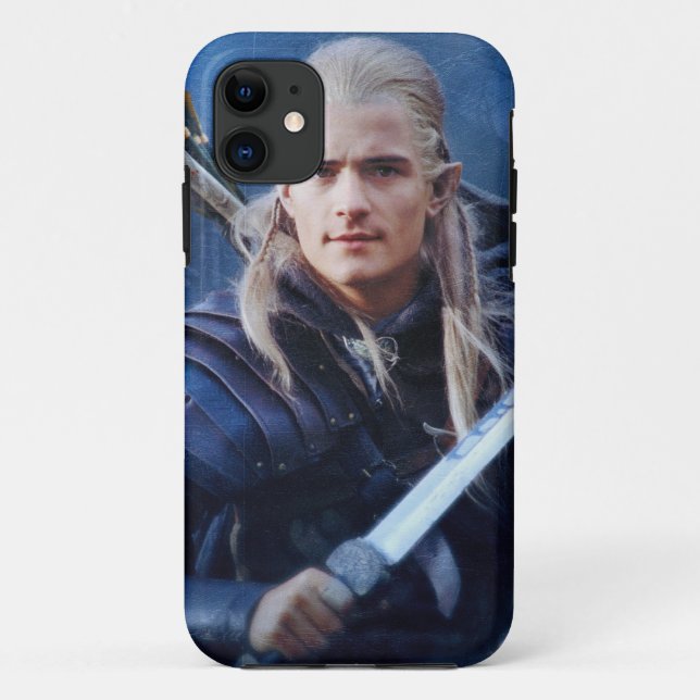Capa Para iPhone 11 LEGOLAS GREENLEAF™ em azul (Verso)