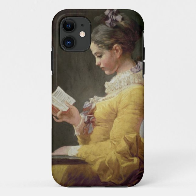 Capa Para iPhone 11 Leitura da rapariga, c.1776 (Verso)
