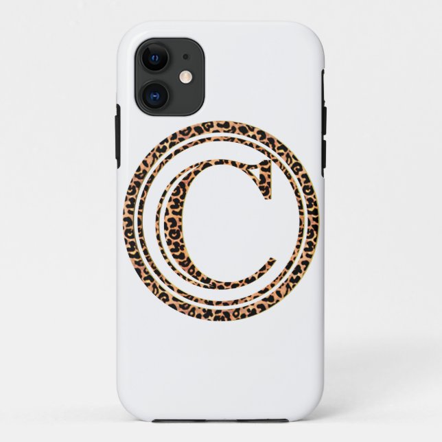 Capa Para iPhone 11 leopardo C (Verso)