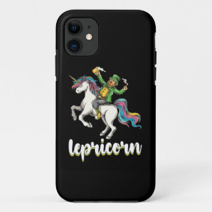 Capa Para iPhone 11 Lepricórnio Leprechaun Unicórnio Dia de São Patríc