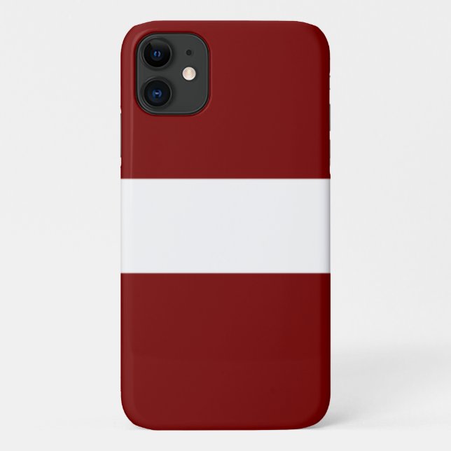 Capa Para iPhone 11 Letónia (Verso)