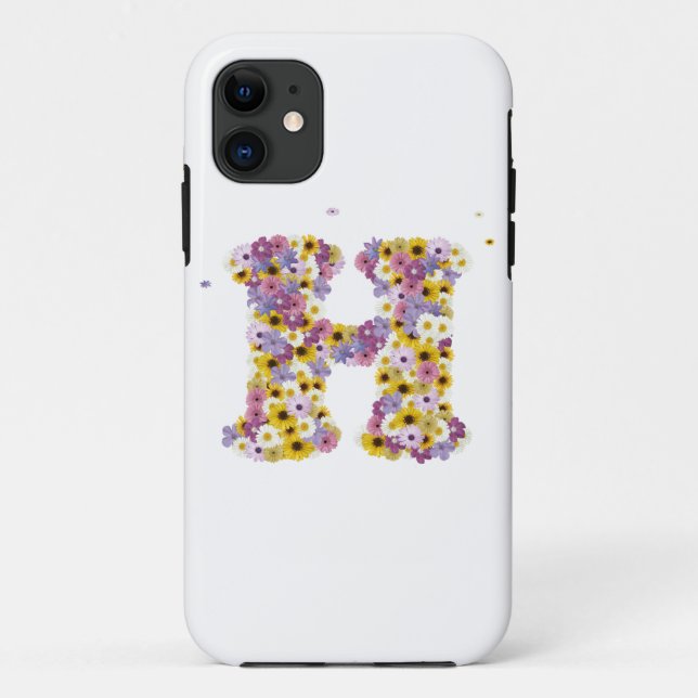 Capa Para iPhone 11 Letra H (Verso)