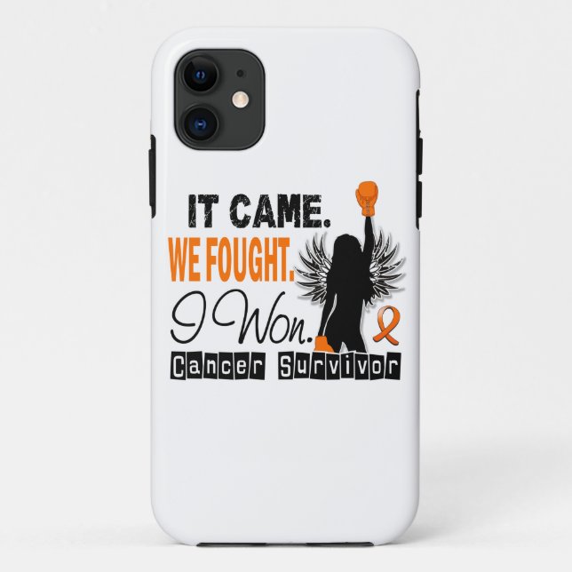 Capa Para iPhone 11 Leucemia do sobrevivente 22 (Verso)