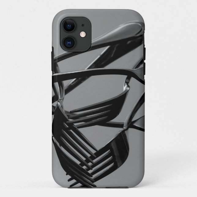 Capa Para iPhone 11 Levitação de Garfo (Verso)