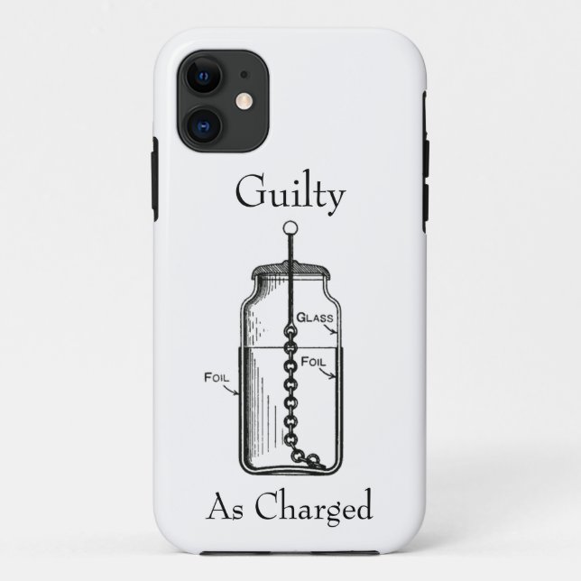 Capa Para iPhone 11 Leyden Jar Guilty foi acusado (Verso)