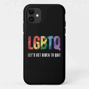 Capa Para iPhone 11 LGBTQ Vamos Levar Biden Para Deixar Orgulho Gay Qu