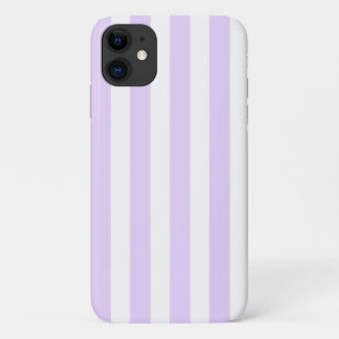 Capa Para iPhone 11 Lilac, púrpura e listras brancas