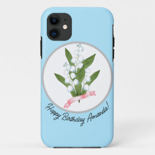 Capa Para iPhone 11 Lily do vale, retrô