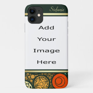 Capa Para iPhone 11 Limite dos Círculos Artísticos abstrato
