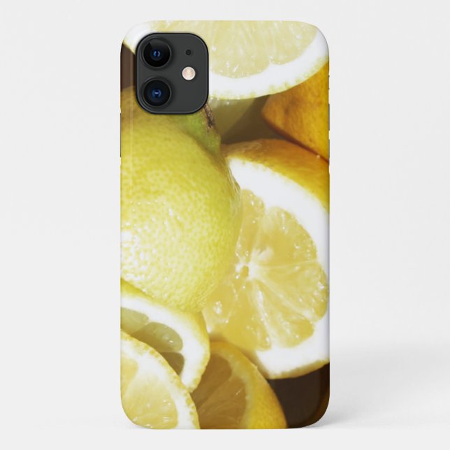 Capa Para iPhone 11 Limões Amarelo (Verso)