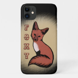 Capa Para iPhone 11 Linda Fox Vermelha