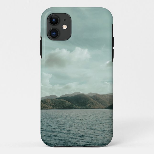 Capa Para iPhone 11 Linda vida marinha (Verso)