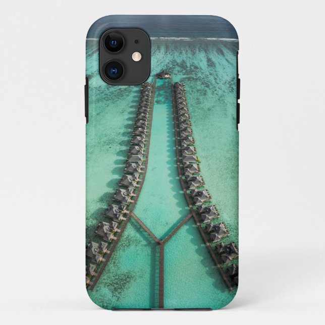 Capa Para iPhone 11 Linda vida marinha (Verso)
