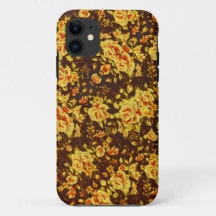 Lindas flores amarelas vintonizadas