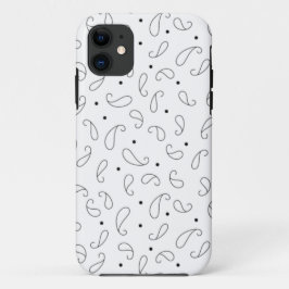 Capa Para iPhone 11 Língua, Cinza Escura