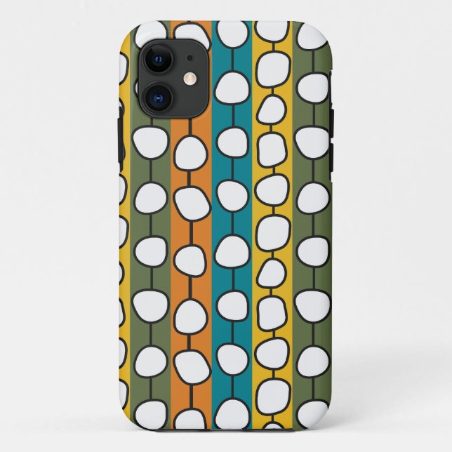 Capa Para iPhone 11 Linhas Coloridas MCM (Verso)