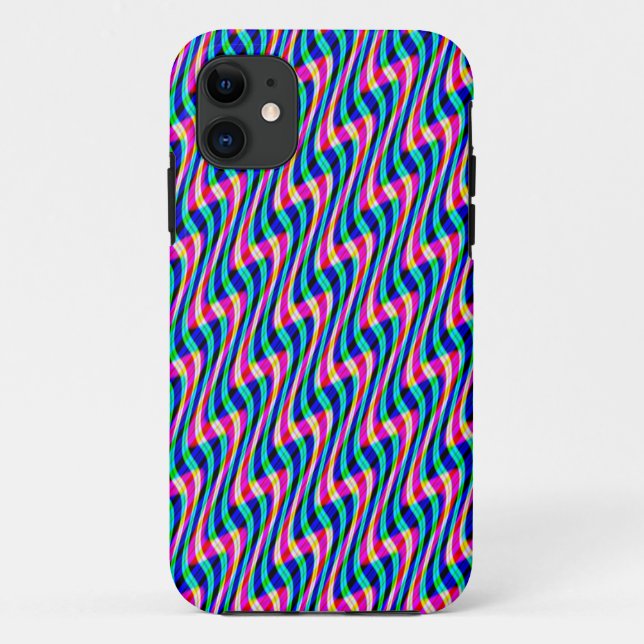 Capa Para iPhone 11 Linhas giratórias...... (Verso)