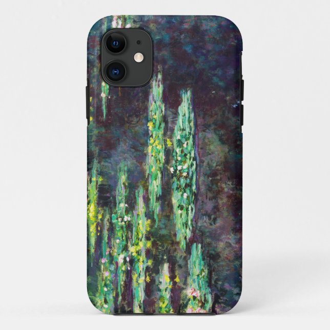 Capa Para iPhone 11 Lírios de água Claude Monet legal, velho, mestre, (Verso)