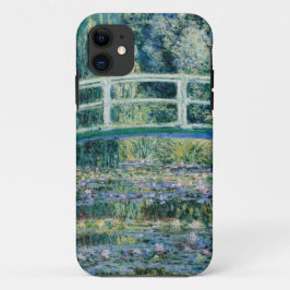 Capa Para iPhone 11 Lírios de água e Ponte Japonesa de Monet