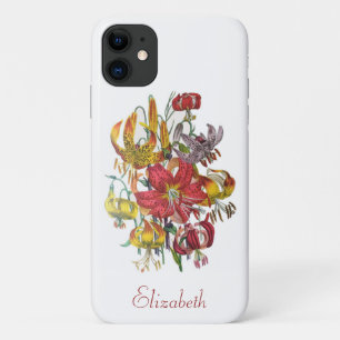 Capa Para iPhone 11 Lírios Personalizados