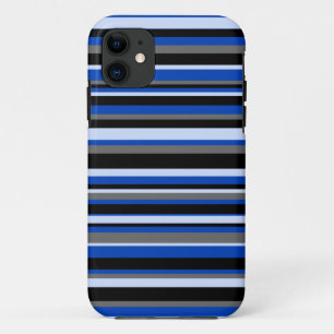 Capa Para iPhone 11 listras azuis para maiúsculas e minúsculas do iPho