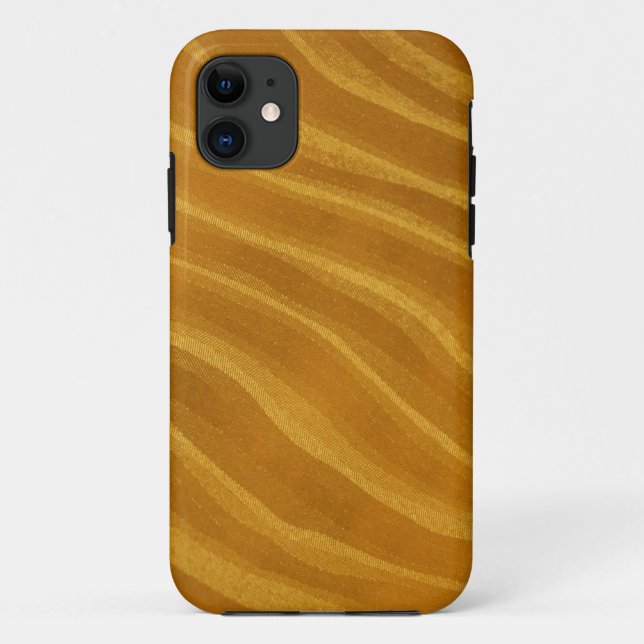 Capa Para iPhone 11 listras de "ouro" (Verso)