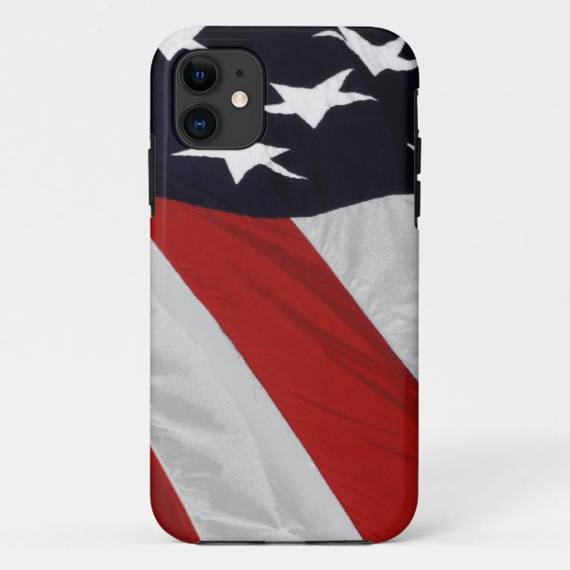 Capa Para iPhone 11 Listras e Estrelas (Verso)