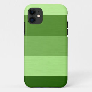Capa Para iPhone 11 Listras verdes pálido lisas