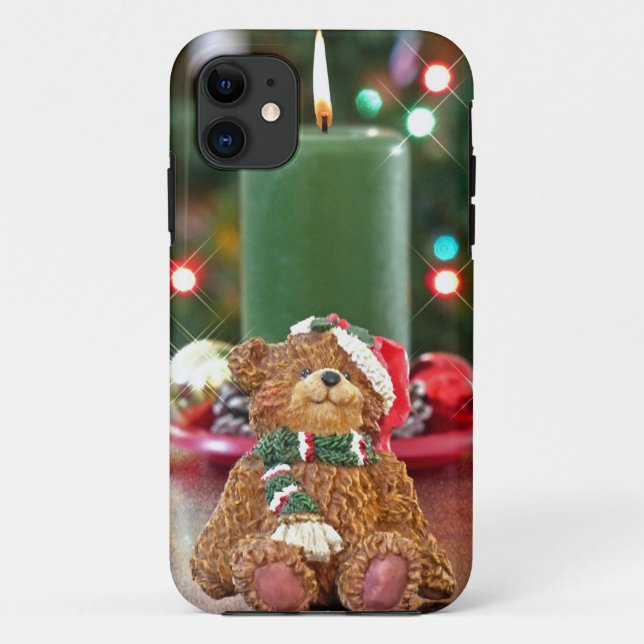 Capa Para iPhone 11 Little Bears Christmas (Verso)