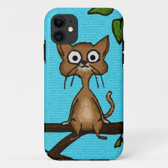 Capa Para iPhone 11 Little Brown Cat (Verso)