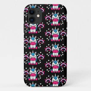 Capa Para iPhone 11 Little Girls Unicorn Pony