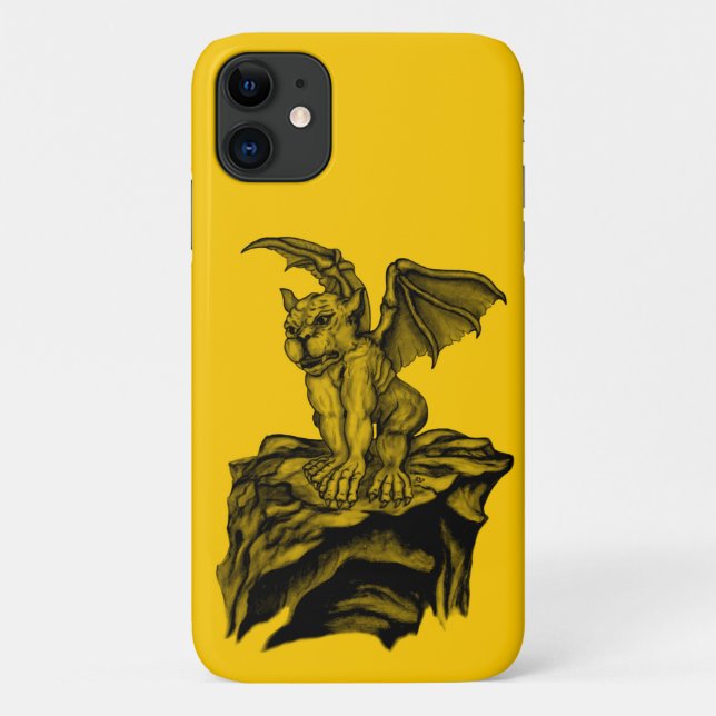Capa Para iPhone 11 Little Golem Gargoyle (Verso)